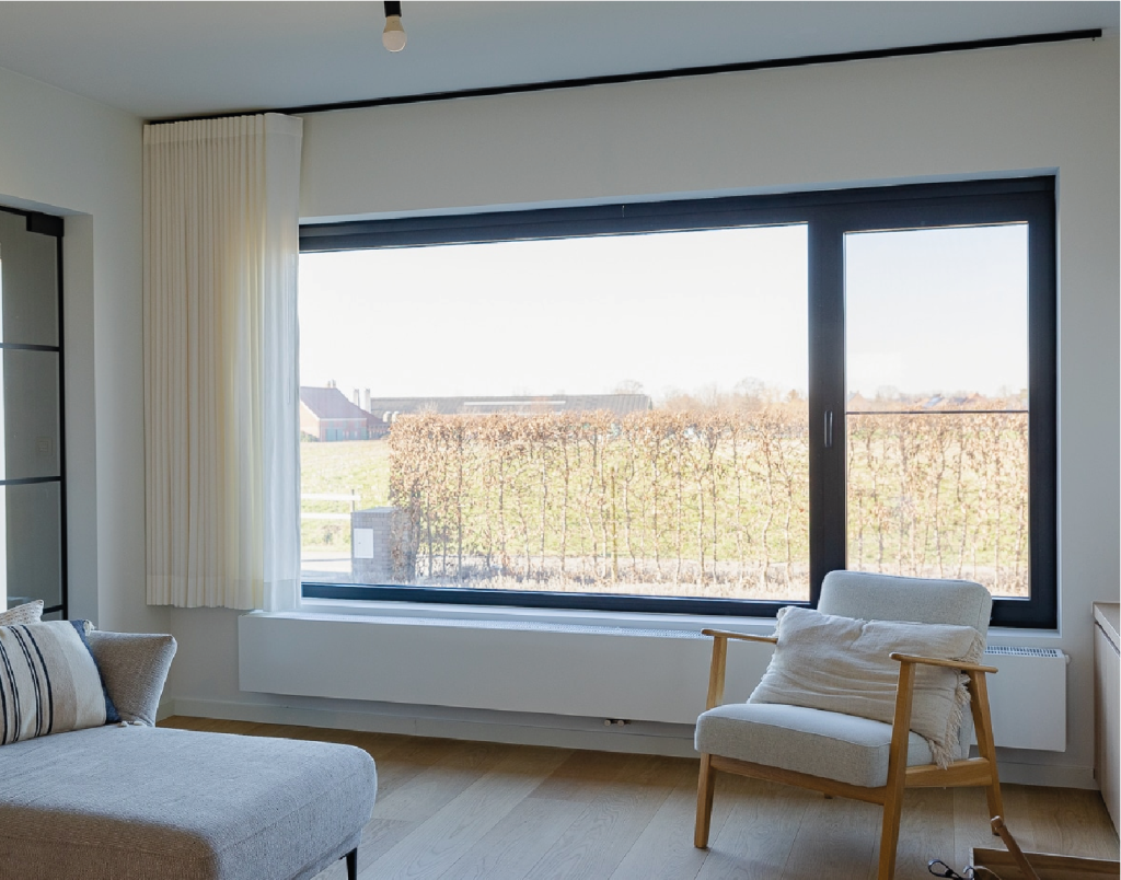 PVC raam renovatie van slaapkamer Deluplast